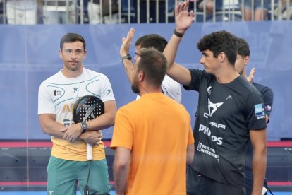 Coello saluda al público sin tener que disputar las semifinales. / PHOTOGENIC