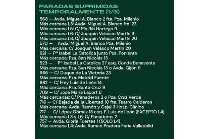 Paradas suprimidas durante la Cabalgata de Reyes, -AuvasaVLL