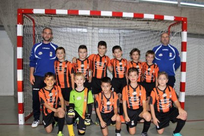 Integrantes del equipo benjamín A del club lagunero.