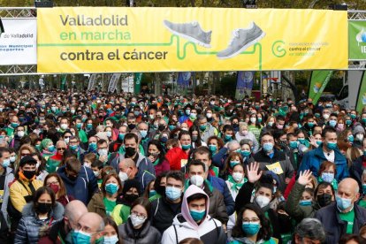 JUAN MIGUEL LOSTAU. 07/11/2021. VALLADOLID. COMUNIDAD DE CASTILLA Y LEÓN. MARCHA CONTRA EL CÁNCER.