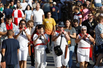 Encierro fiestas del municipio vallisoletano de Íscar. -J.M.LOSTAU