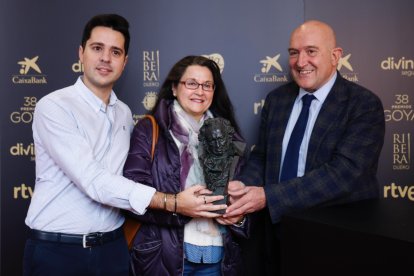 Photocall de los Goya en el Ayuntamiento de Valladolid.-E. M.