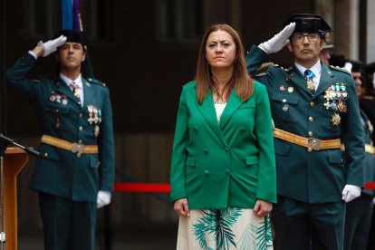 La Guardia Civil de Valladolid celebra el 179 aniversario con  la delegada del Gobierno en Castilla y León, Virginia Barcones. ICAL