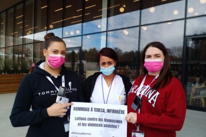 Mensajes de sanitarios en recuerdo de Teresa. -E.M.