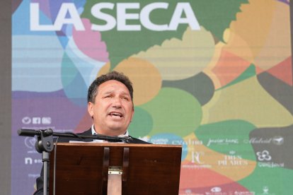 Eusebio Sacristán, pregonero de la Fiesta del Verdejo de La Seca.- J.M. LOSTAU