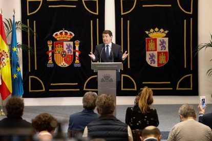 Toma de posesión de Mañueco como presidente de la Junta - Alfonso Fernández Mañueco.- J. M. LOSTAU