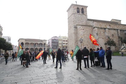 Concentración de Vox en Zamora. ICAL
