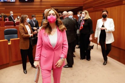 Toma de posesión de Mañueco como presidente de la Junta - Delegada del Gobierno, Virginia Barcones.- J. M. LOSTAU