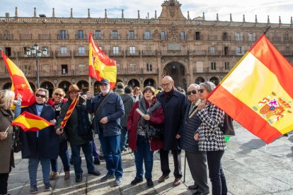 Concentración de Vox en Salamanca. ICAL