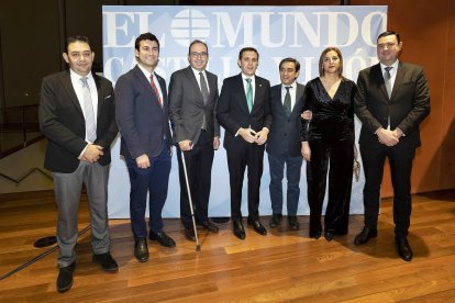 David Esteban, Víctor Alonso, Conrado Íscar y Agapito Hernández.