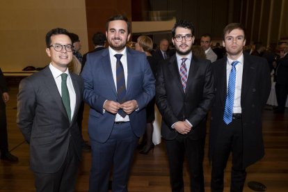 Tomás Cabezón, José Angel Alonso, Saúl Núñez y Javier Riesco.