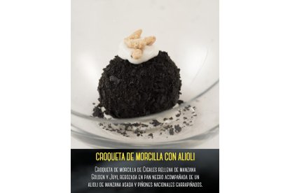 Croqueta de Morcilla con Alioli - Doña Pendeja