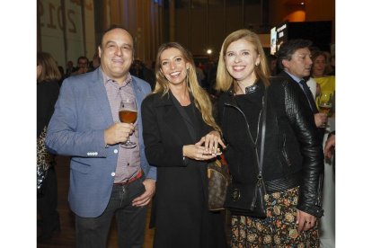 José Ignacio Arganda, Silvia Herrero y Reyes Alonso.