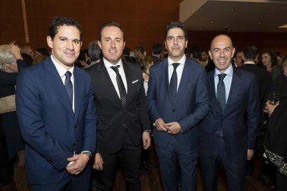 Levi Cabezas, Jorge Cuesta, Rodrigo Colmenares y José Portela.