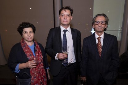 Isabel Medina, Gonzalo Cebrián y Juan Carlos Margarida.