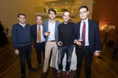Raúl Omaña, Juan Manuel Farto, David Cerezo Yuste, Pedro Andrés y Felipe Cerezo Yuste.