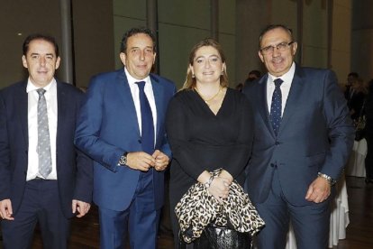Benito Serrano, Raúl Lozano, M. J. Jiménez y Benjamín Lázaro.