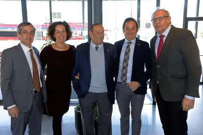 Alberto Caballero, Mercedes Cantalapiedra, Luis Sanz, Iván Sanz, José Antonio Martínez Bermejo.