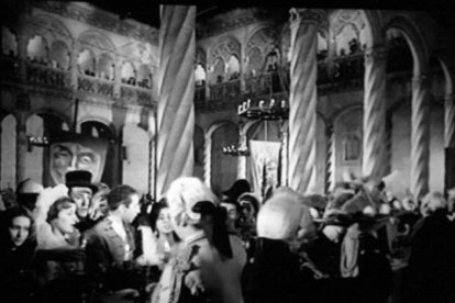 Escena de 'Mr.Arkadin' de Orson Welles en el Colegio de San Gregorio. -E.M.