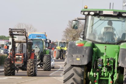 Tractorada en la N-122.- PHOTOGENIC