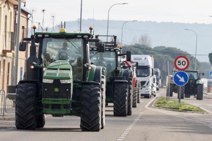 Tractorada en la N-122.- PHOTOGENIC
