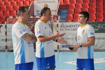Cuerpo técnico del Recoletas Atlético Valladolid. / J. M. LOSTAU