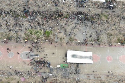 Desfile de banderas de Pingüinos 2023.- PoliciaVLL