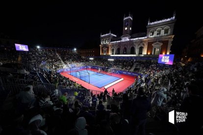 Panorámica de la Plaza Mayor de Valladolid en las semifinales. / WPT