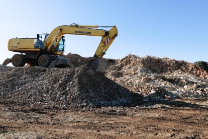 Obras de la Autovía del Duero entre Tudela y Olivares.- J. M. LOSTAU