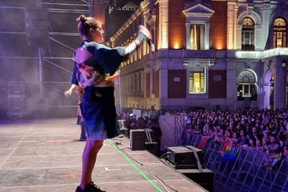 Concierto de Tanxugueiras en la plaza Mayor de Valladolid el 1 de septiembre. -INSTAGRAM TANXUGUEIRAS