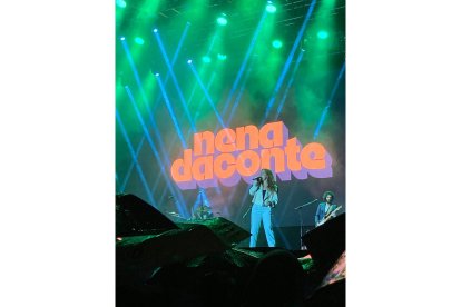 Concierto de Nena Daconte en la plaza Mayor de Valladolid el 3 de septiembre. -TWITTER RUBENGZAMORA