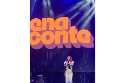 Concierto de Nena Daconte en la plaza Mayor de Valladolid el 3 de septiembre. -TWITTER ANDREADELAFU_