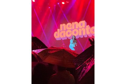 Concierto de Nena Daconte en la plaza Mayor de Valladolid el 3 de septiembre. -TWITTER RUBENGZAMORA