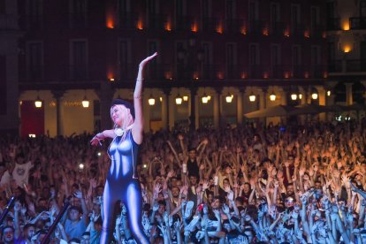 Concierto de Nervo en la plaza de Mayor de Valladolid el 6 de septiembre. -E.M.