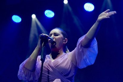 Concierto de Niña Pastori en la plaza de Mayor de Valladolid el 8 de septiembre. -PHOTOGENIC