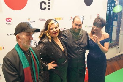 La alfombra verde momentos antes de la gala de clausura de Seminci. - ICAL