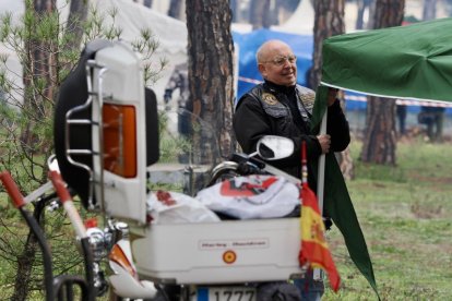Llegan los primeros motoristas a la 24º concentración Motauros en Tordesillas. PHOTOGENIC.