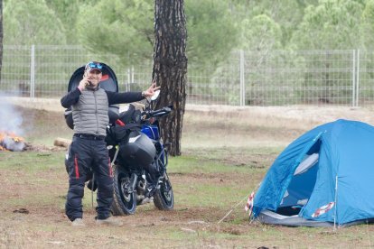 Llegan los primeros motoristas a la 24º concentración Motauros en Tordesillas. PHOTOGENIC.