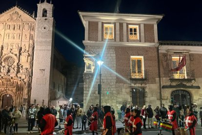 Desfile de antorchas en San Pablo. A. CALVO