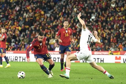 España-Georgia en Valladolid. /  J. M. LOSTAU