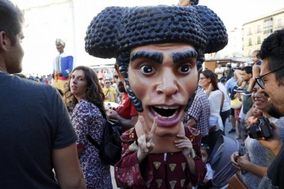 Gigantes y cabezudos en las fiestas de Valladolid. PHOTOGENIC