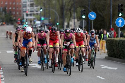 Segmento en bici de una de las categorías. / E.M.