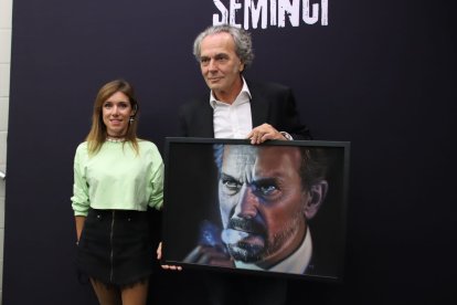 Laura Serrano con José Coronado. / E. M.