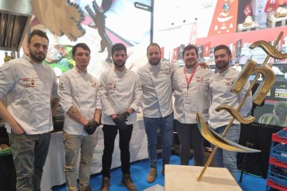 Representantes vallisoletanos en la jornada de miércoles en 'Madrid Fusión'. / E. M.