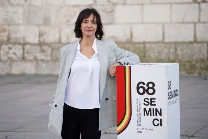 Ana Torrent en la presentación de la película 'Sobre todo la noche'. / ICAL