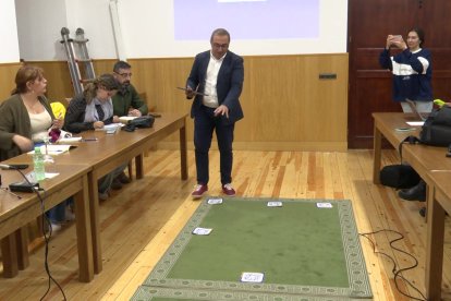 Presentación de la aplicación de realidad aumentada, realizada por upintelligence, con motivo del V centenario de la construcción del Palacio Real de Valladolid. -E.M