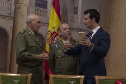 Presentación de la aplicación de realidad aumentada, realizada por upintelligence, con motivo del V centenario de la construcción del Palacio Real de Valladolid. -E.M