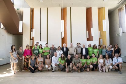 S.A.S el Príncipe Alberto II de Mónaco junto al equipo de la Fundación Atapuerca.- ICAL