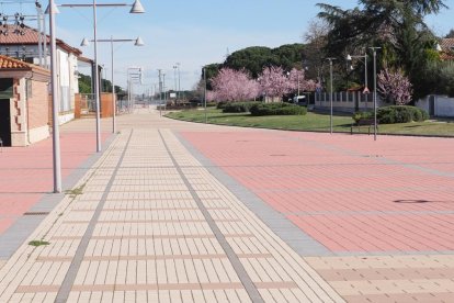 Bulevar construido sobre las antiguas vías del tren en el barrio Pinar de Antequera.- PHOTOGENIC