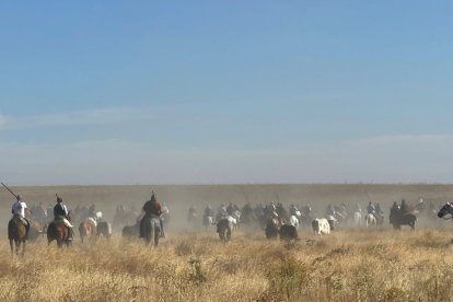 Primer encierro de Medina del Campo. E.M.